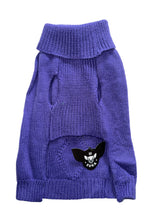 Load image into Gallery viewer, ULTRA VIOLET ELEGANCE CASHMERE DOG SWEATER
