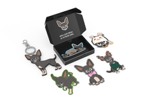 Load image into Gallery viewer, Lil Suka Sticker and Keyring Pack 4 open lid
